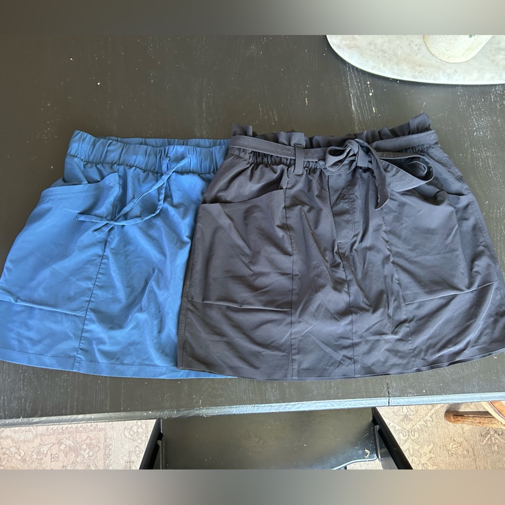 Set of two athletic skirts- Athleta 8 and all in motion medium